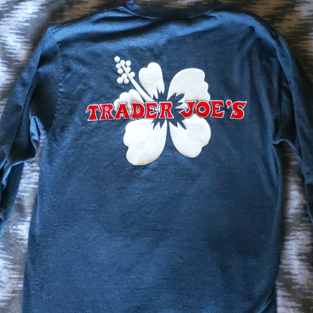 Trader Joe's Navy Long Sleeve Tee